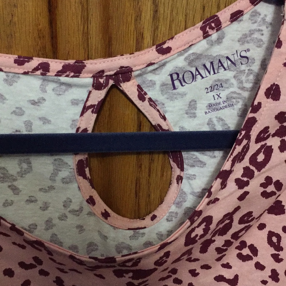 Roamans plus size 1x 22/24w top new - Picture 4 of 10